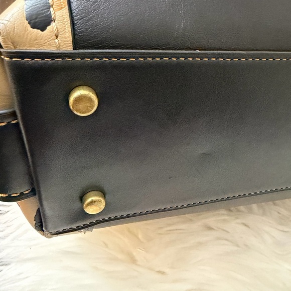 COACH Leaopard Edi Black and Tan Shoulder Bag#32728 - Picture 3 of 16